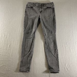 Gap Jeans Womens 32 Regular Black Legging Stretch Denim Straight‎ Leg Mid Rise